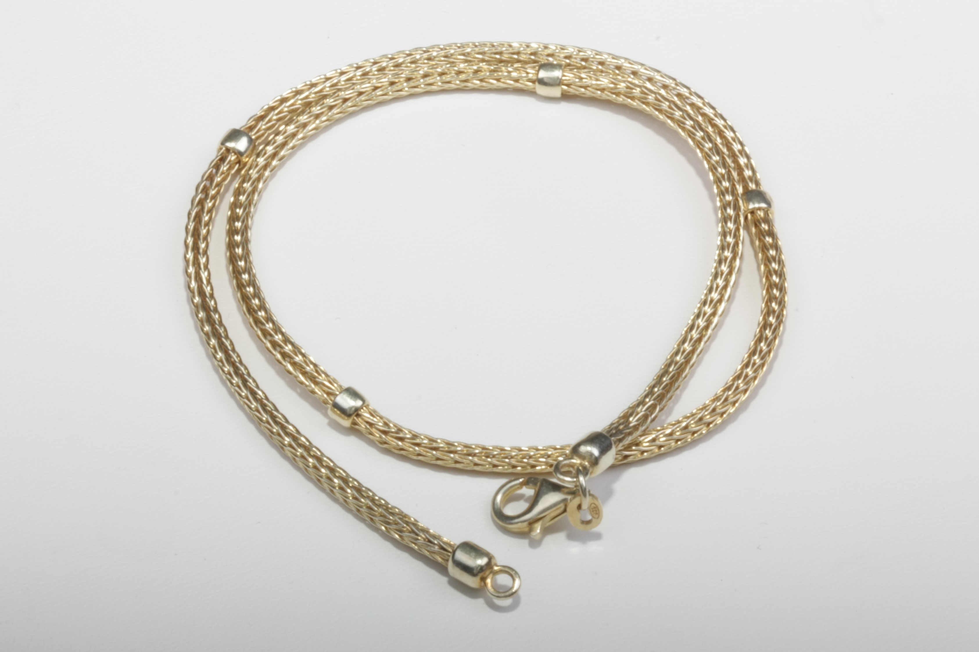 gold tone siver chain